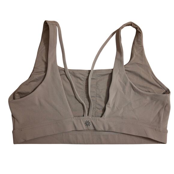 Athleta nude sports bra medium support size L - Picture 3 of 5